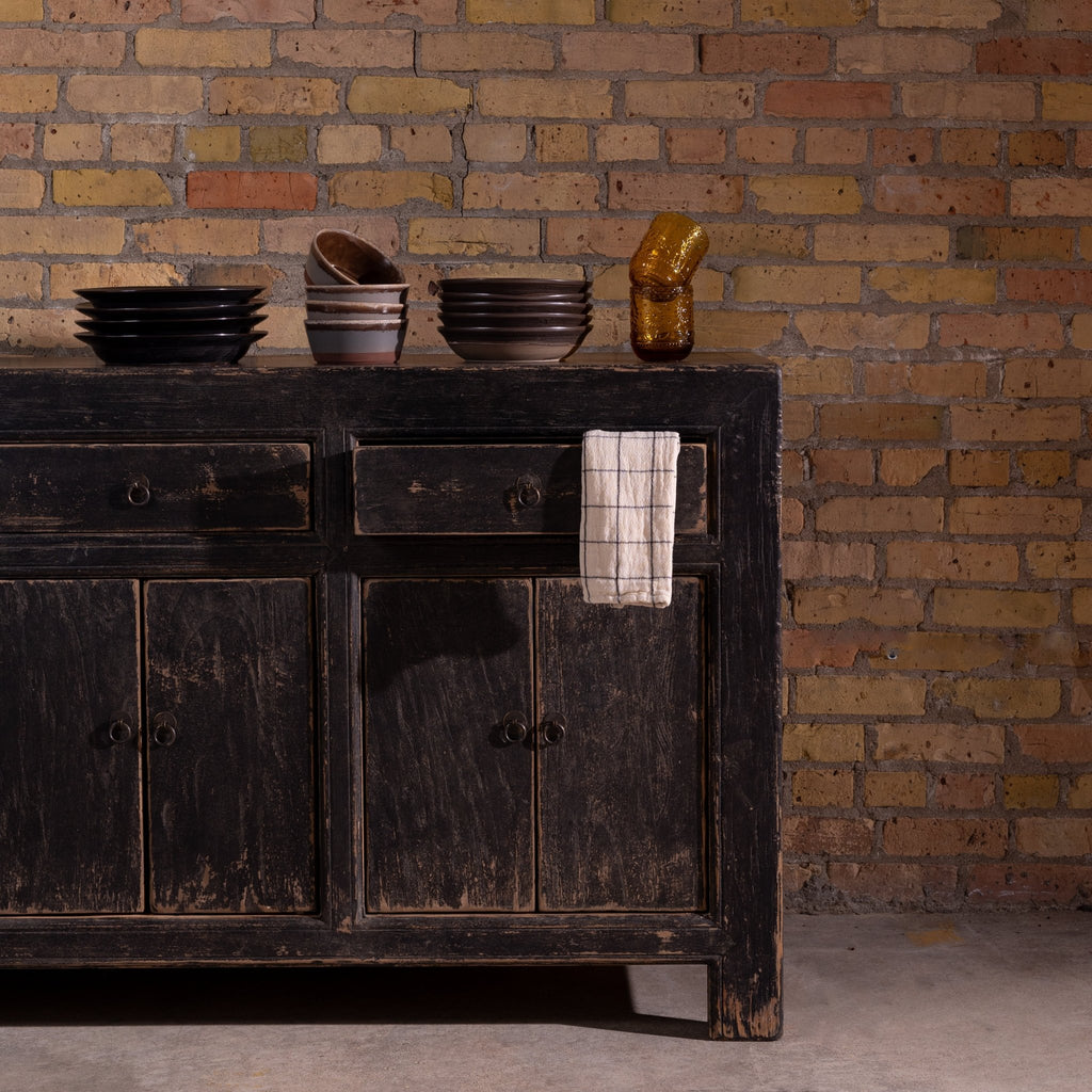Black Reclaimed Wood Console - Cabinets & Storage - Hello Norden
