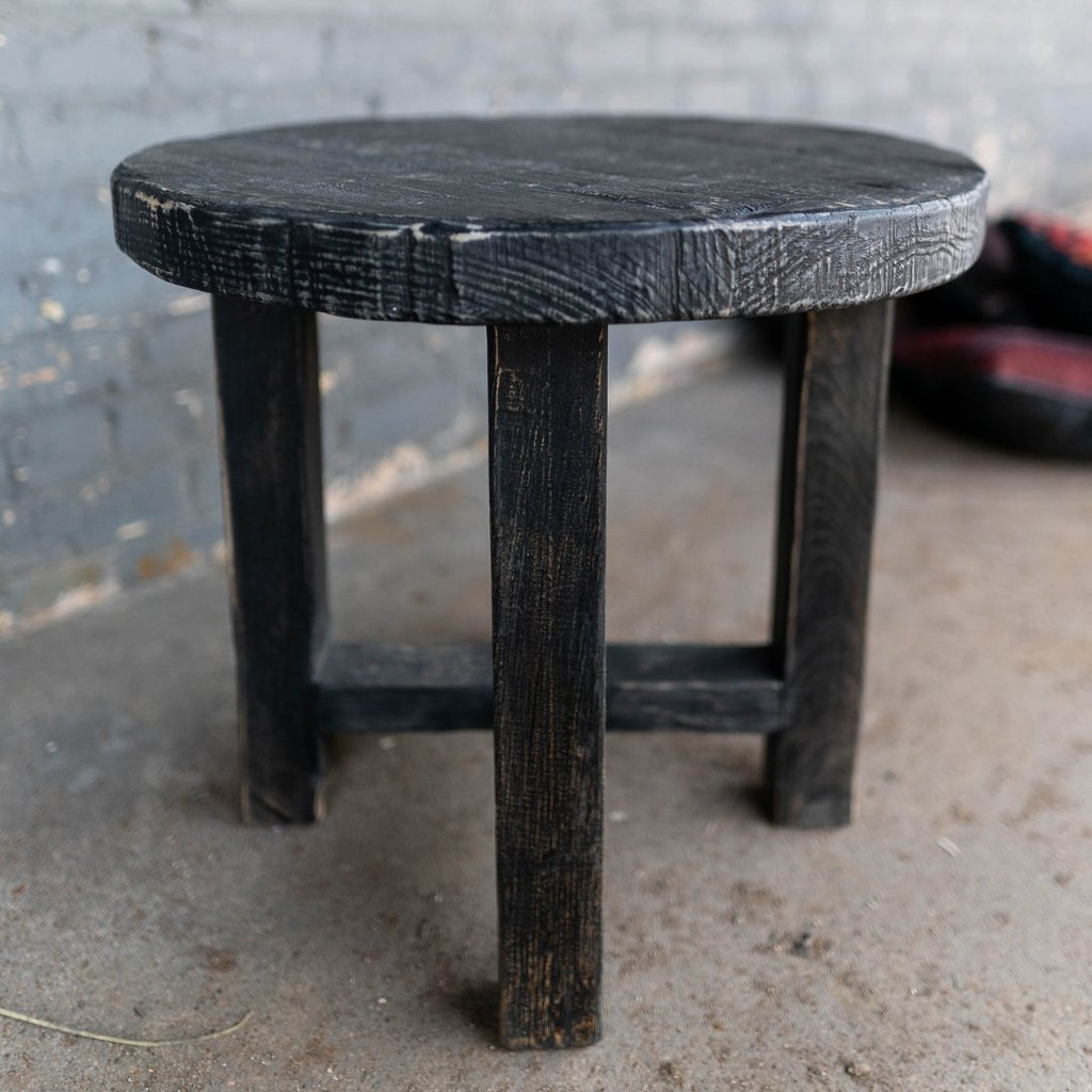 Black Wooden Side Table - Tables - Hello Norden