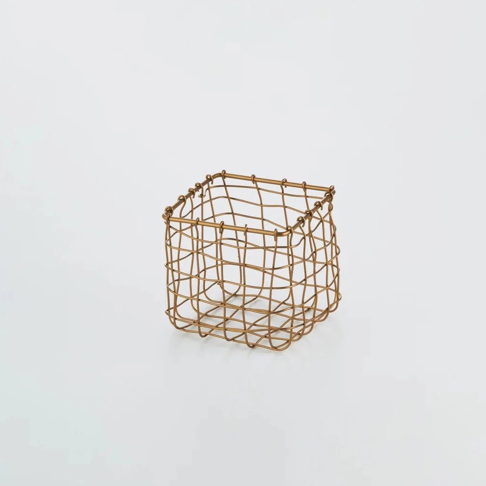 Brass Basket - Baskets & Storage - Hello Norden