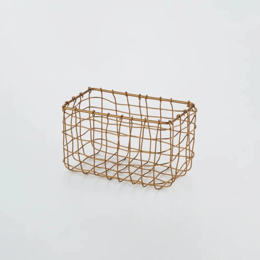Brass Basket - Baskets & Storage - Hello Norden