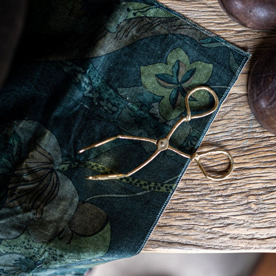 Brass Leaf Tongs