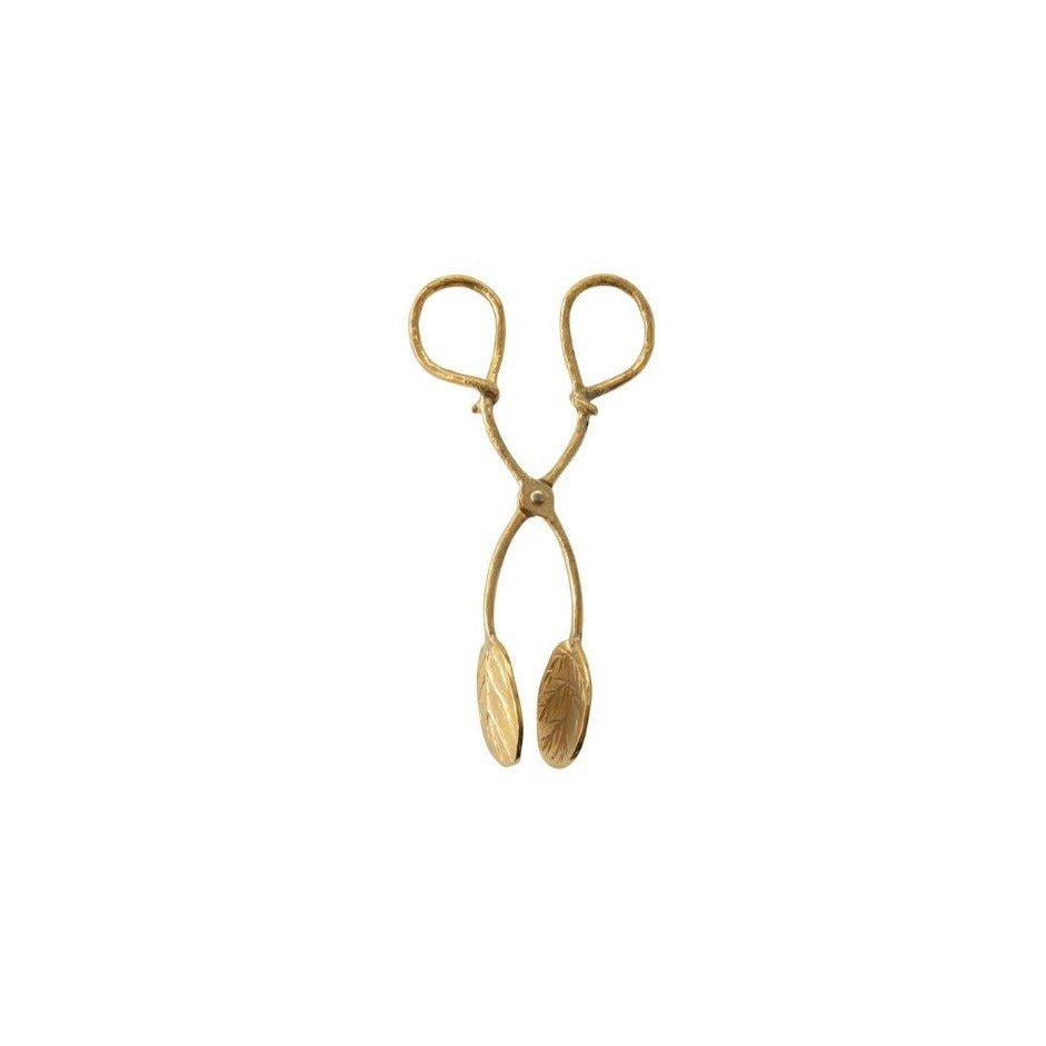 Brass Leaf Tongs - Kitchen & Dining - Hello Norden