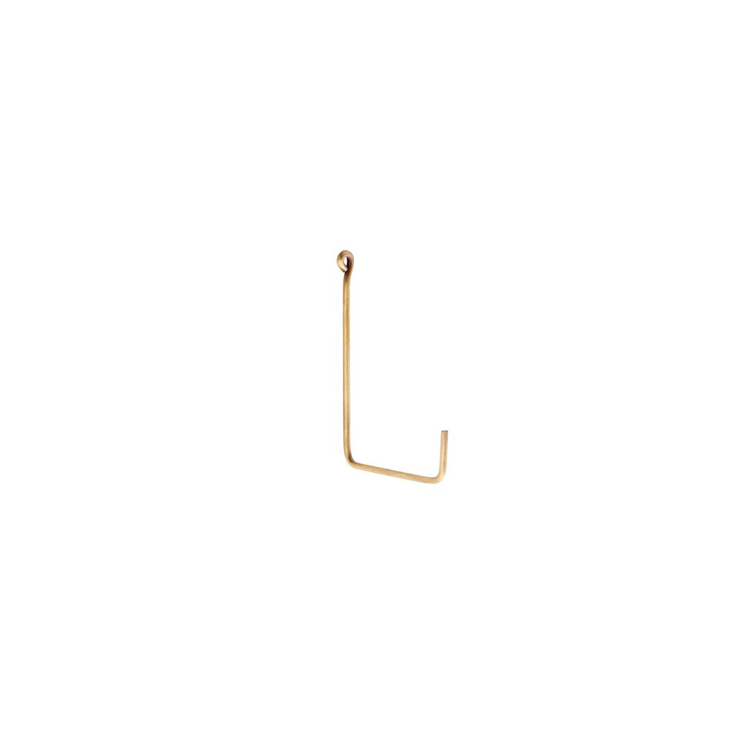 Brass Single Hook - Apothecary Accessories - Hello Norden