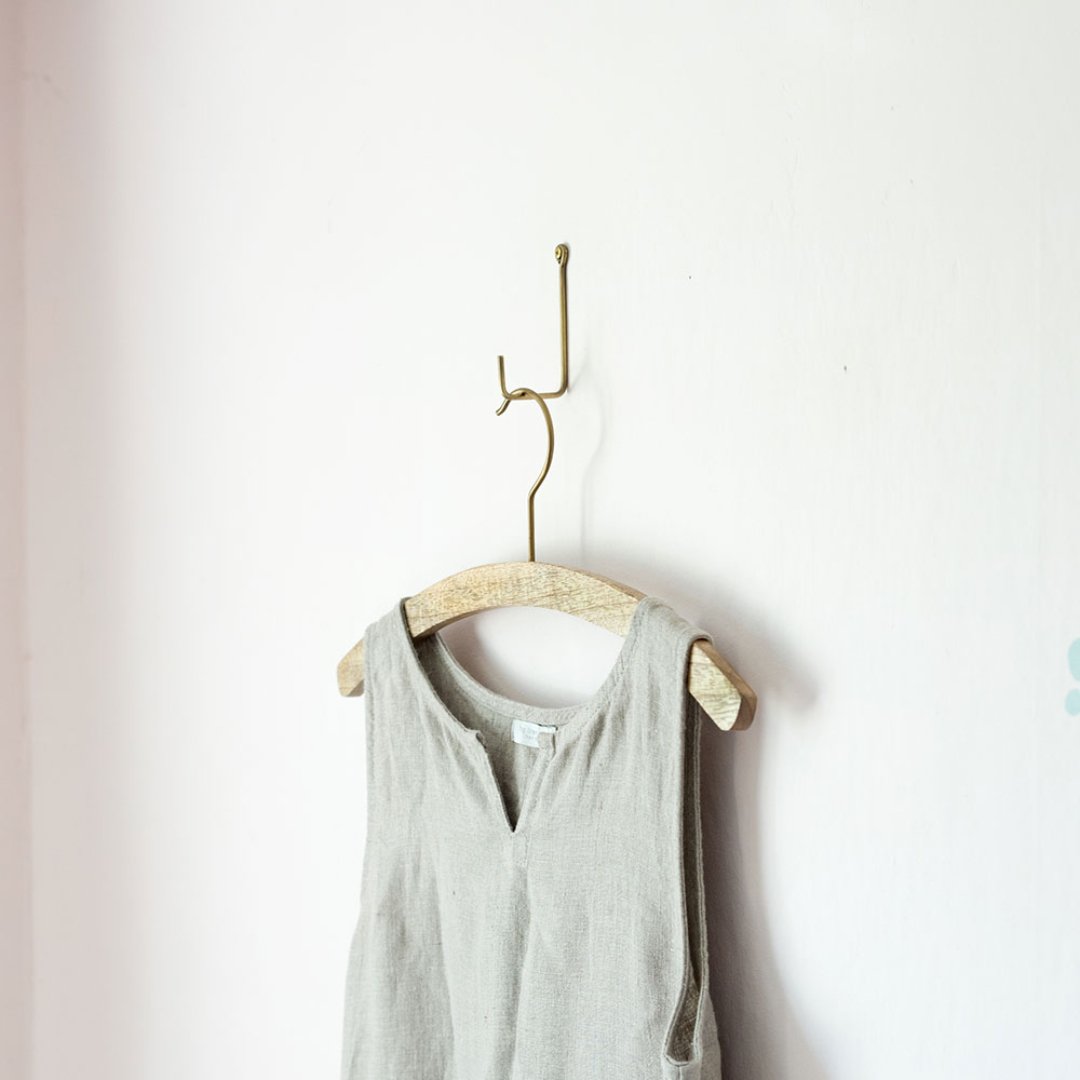 Brass Single Hook - Apothecary Accessories - Hello Norden