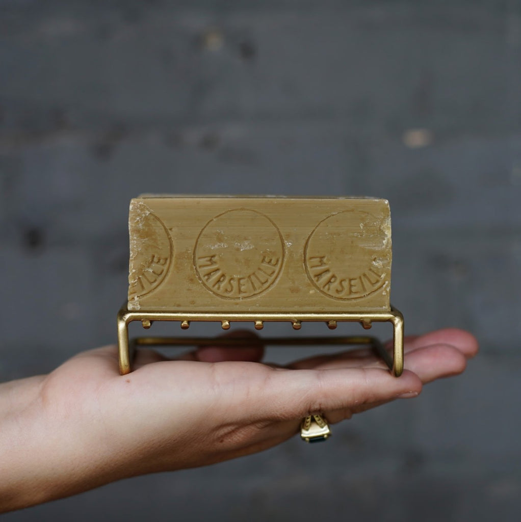 Brass Soap Stand - Apothecary Accessories - Hello Norden