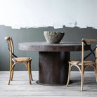 Nollie Industrial Metal Dining Table - Vintage Furniture - Hello Norden