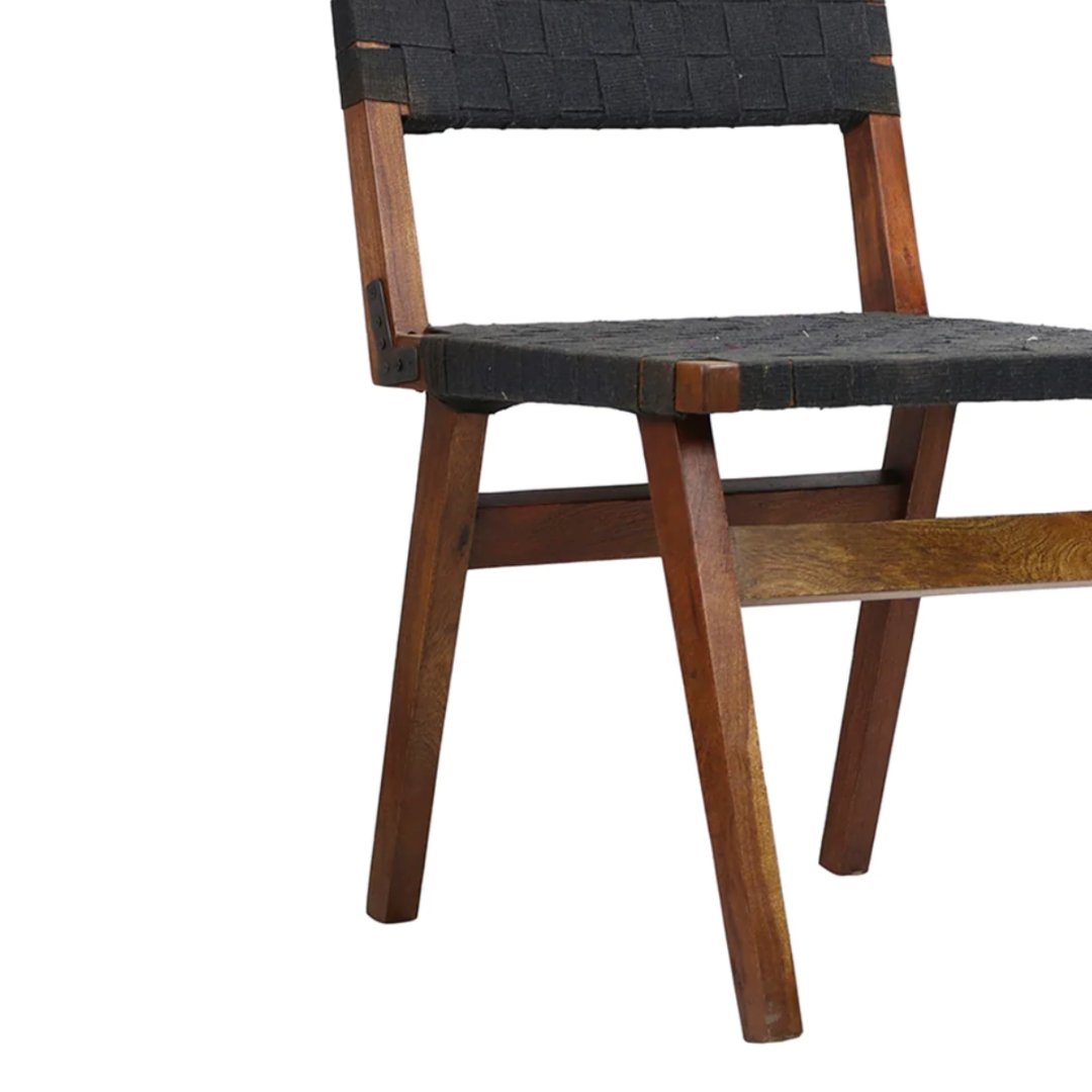 Clas Black Woven Dining Chair Hello Norden