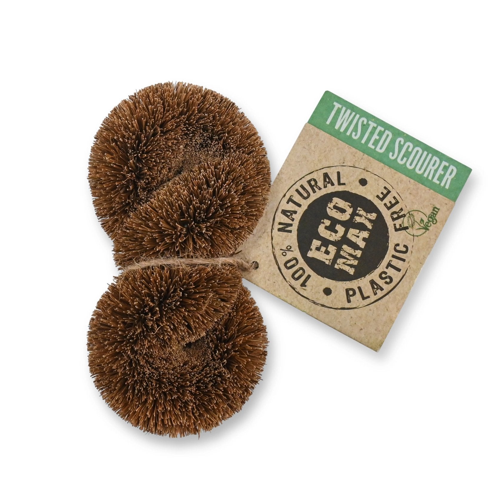 Coconut Fiber Twisted Scourer - Cleaning Brushes - Hello Norden