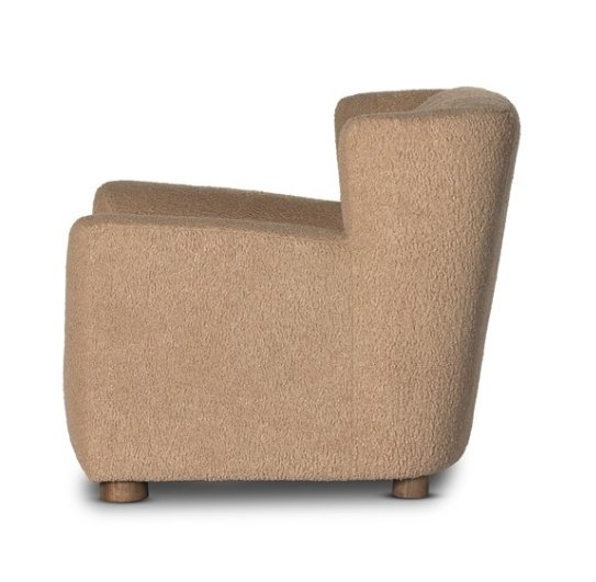 Elly Camel Boucle Club Chair - Arm Chairs, Recliners & Sleeper Chairs - Hello Norden