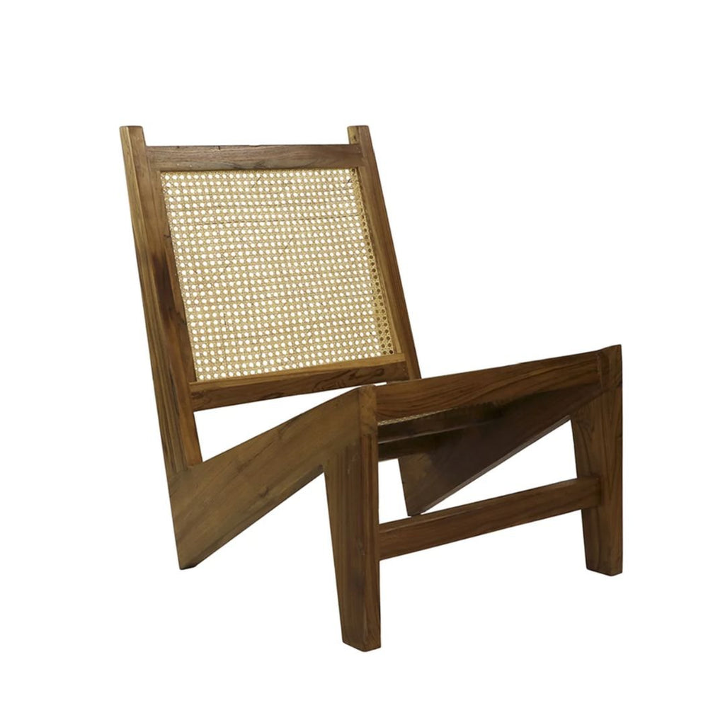 Esben Wood and Rattan Chair - Arm Chairs, Recliners & Sleeper Chairs - Hello Norden