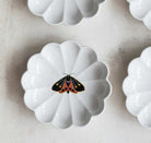 Fluted Stoneware Catchall Dish with Insect Motif - Decorative Bowls - Hello Norden