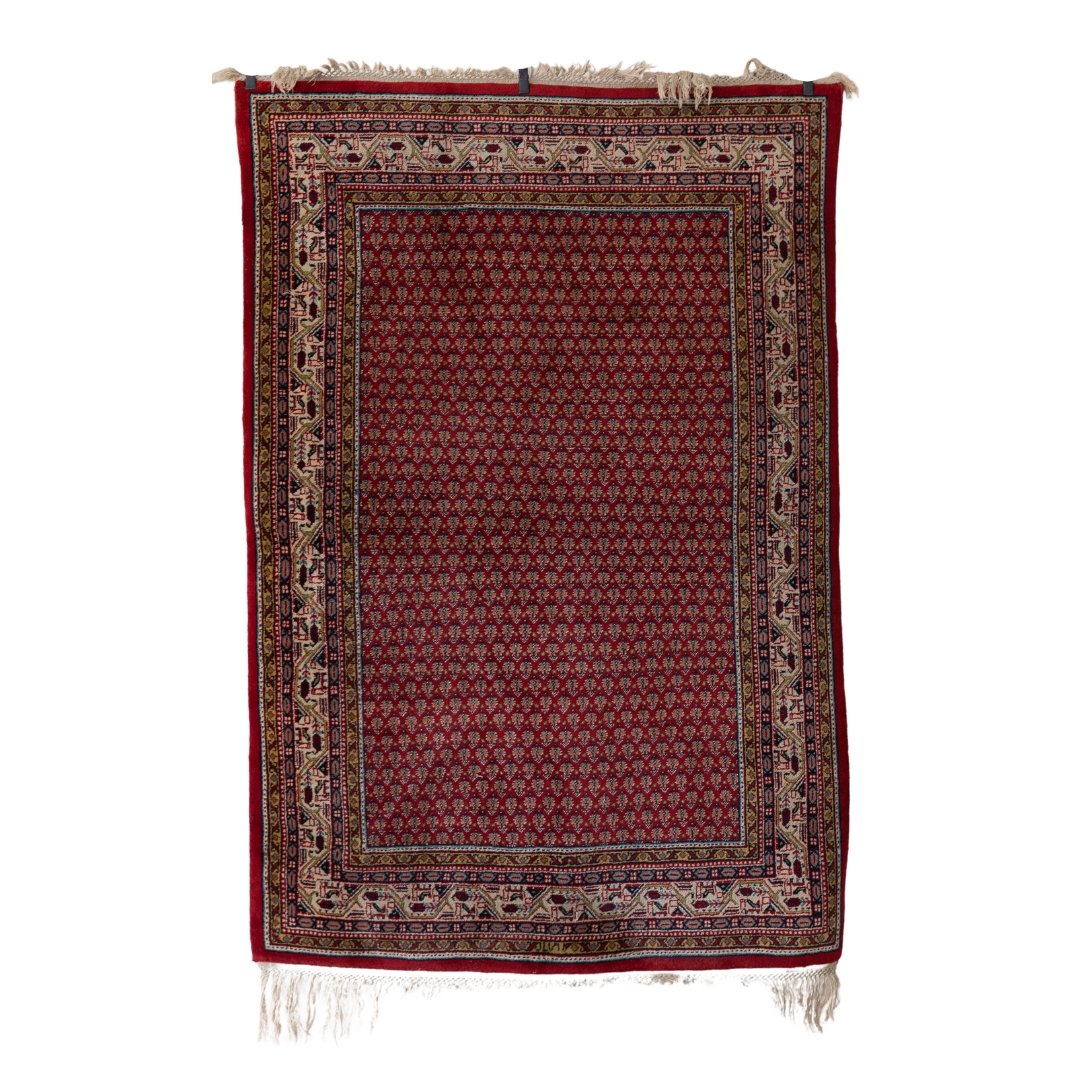 Halden : Vintage Indo Mir Rug 4'1.5 x 6'1" - Rugs - Hello Norden