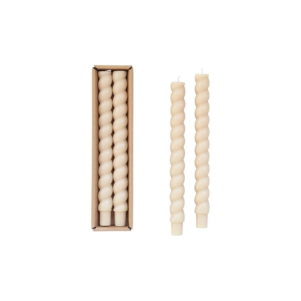 Helma Twisted Taper Candles - Candles - Hello Norden