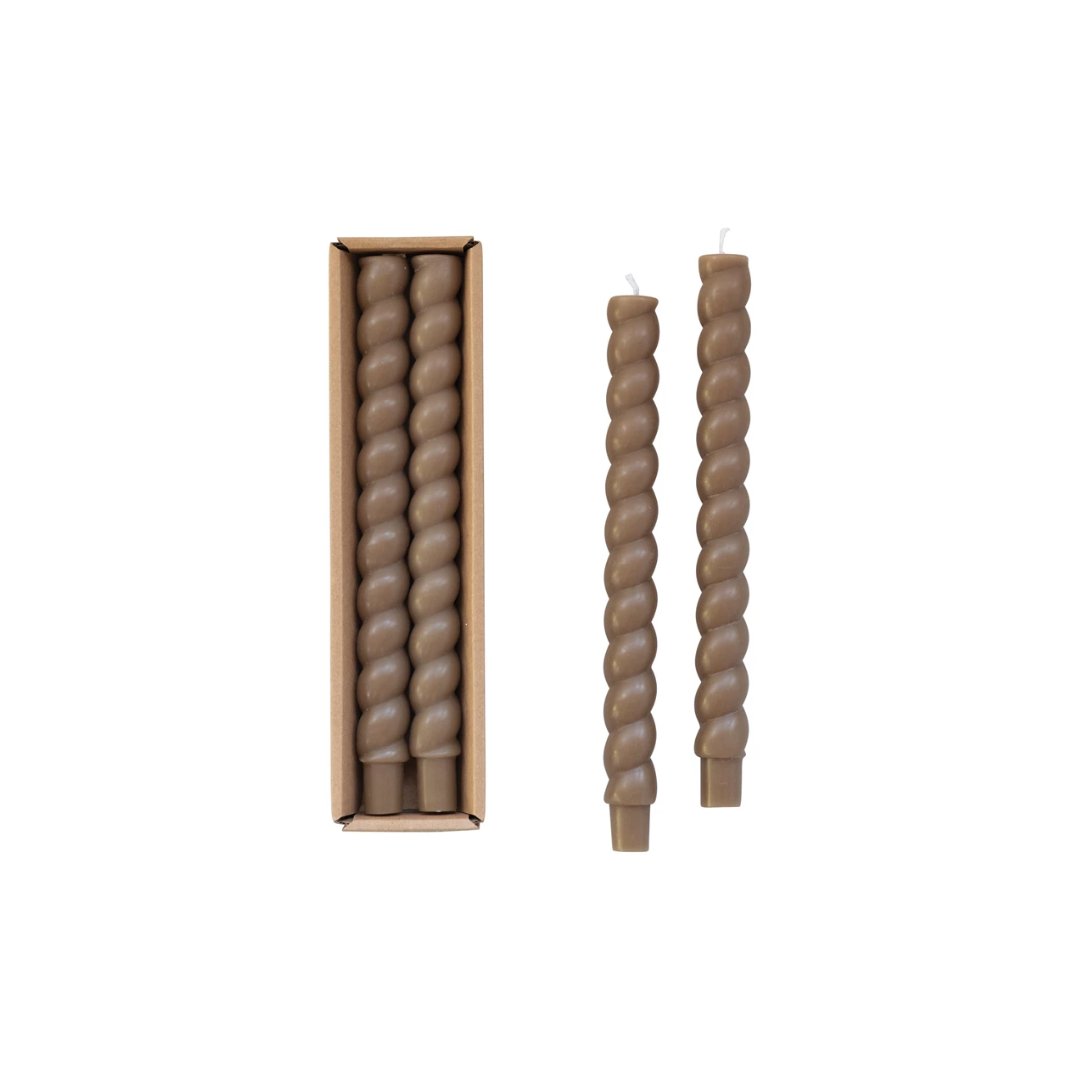 Helma Twisted Taper Candles - Candles - Hello Norden
