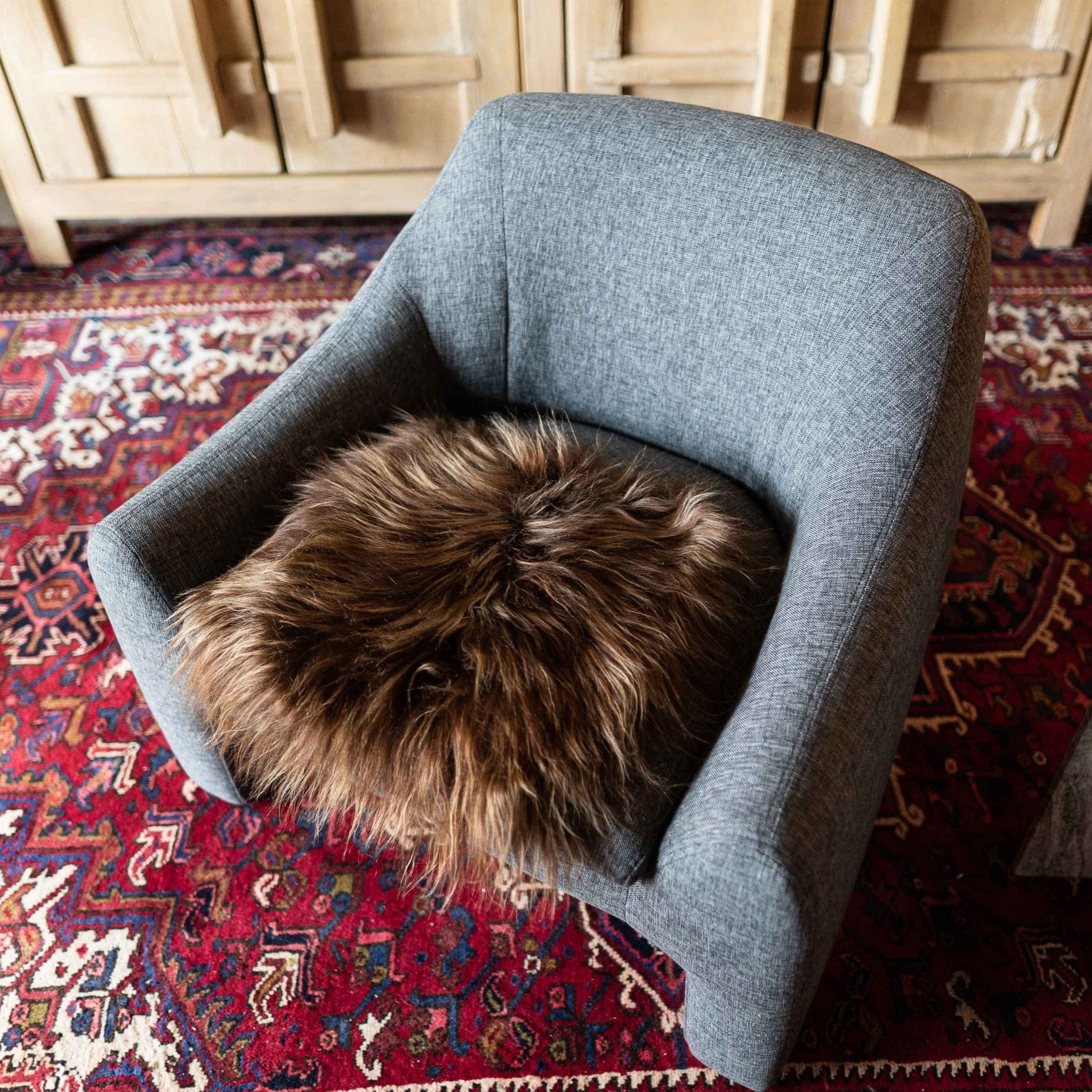 puraform Iceland Lambskin Seat Cushion 37x37cm
