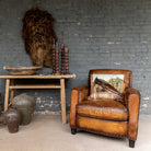 Igor Brown Leather Club Chair - Arm Chairs, Recliners & Sleeper Chairs - Hello Norden
