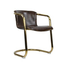 Ingma Brass Leg Dining Chair - Dining Chairs - Hello Norden