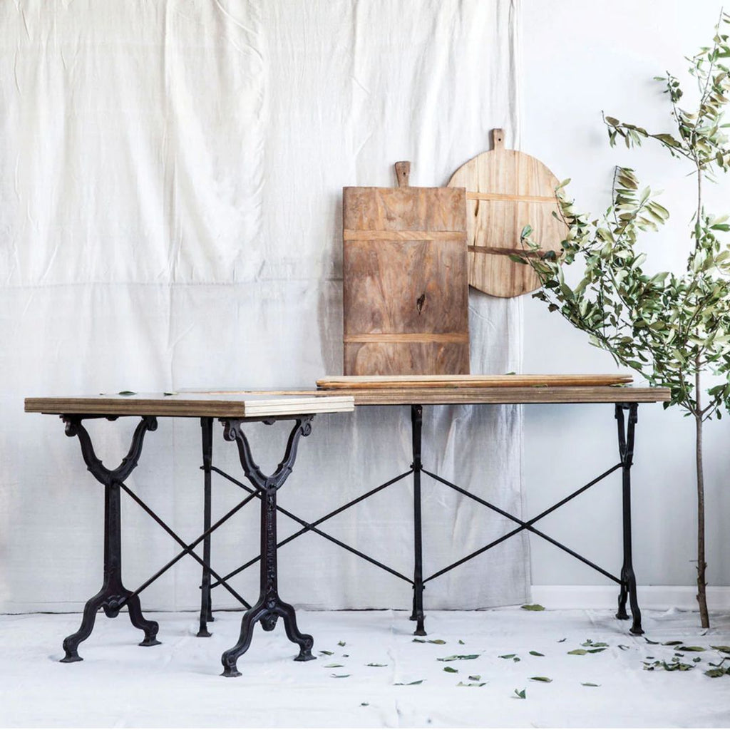 Ingrid Long Marble Bistro Table - Tables - Hello Norden
