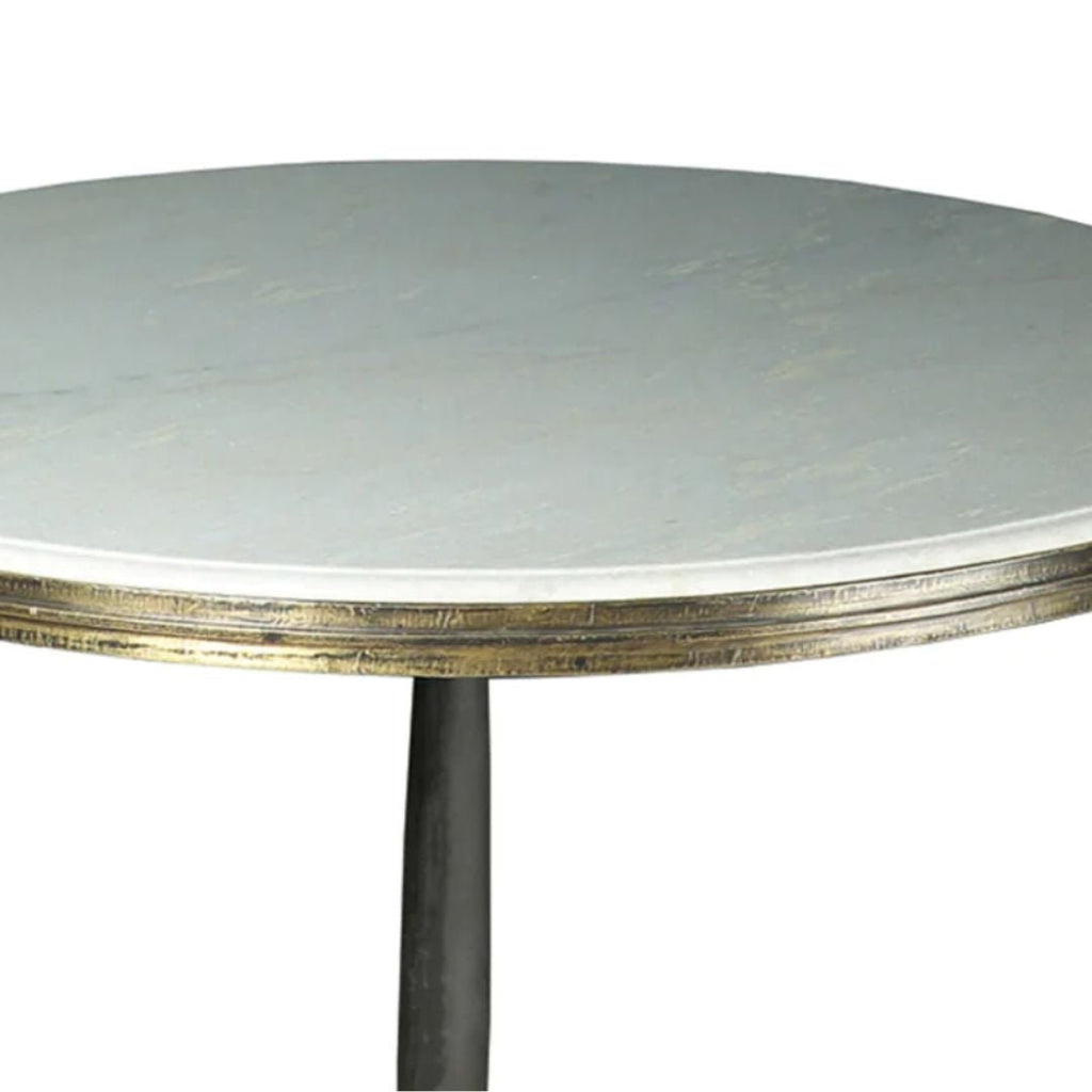 Ingrid Round Marble Bistro Table - Tables - Hello Norden
