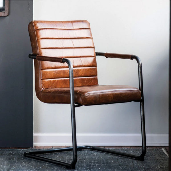 Leather discount cesca chair