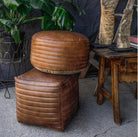 Leather Ottoman - Ottomans - Hello Norden