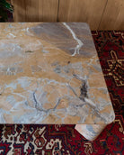 Light Brown Pink and Grey Marble Coffee Table