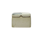 Mennah Hand Painted Stoneware Box with Lid - Decorative Bowls - Hello Norden