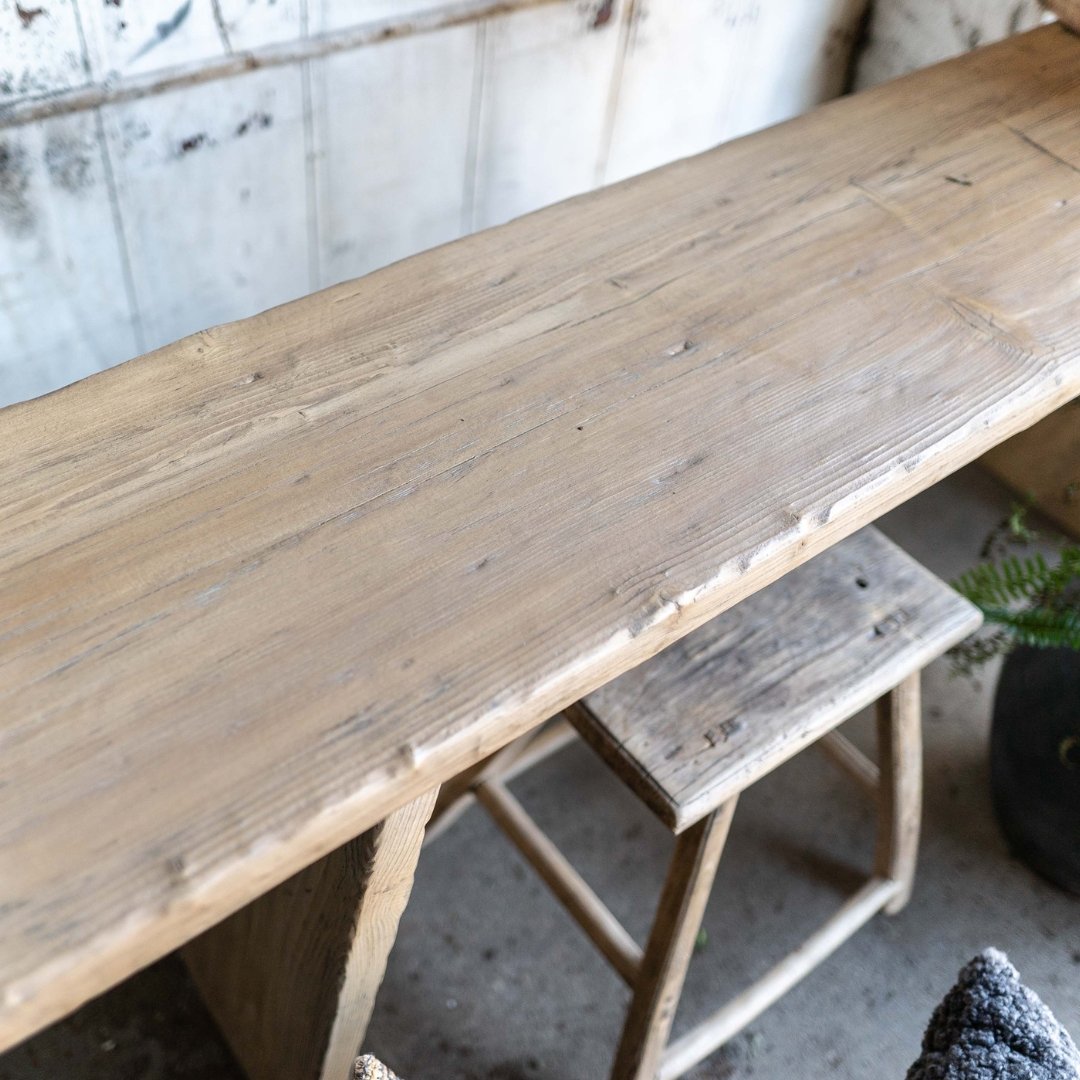 Paloma Reclaimed Elm & Pine Console Table - Consoles - Hello Norden