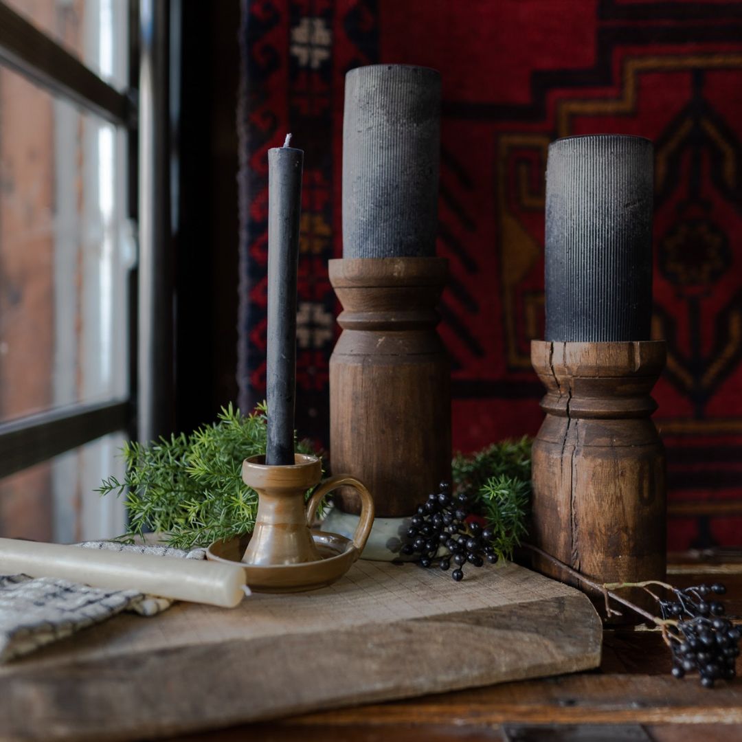 Pleated Pillar Candle - Candles - Hello Norden