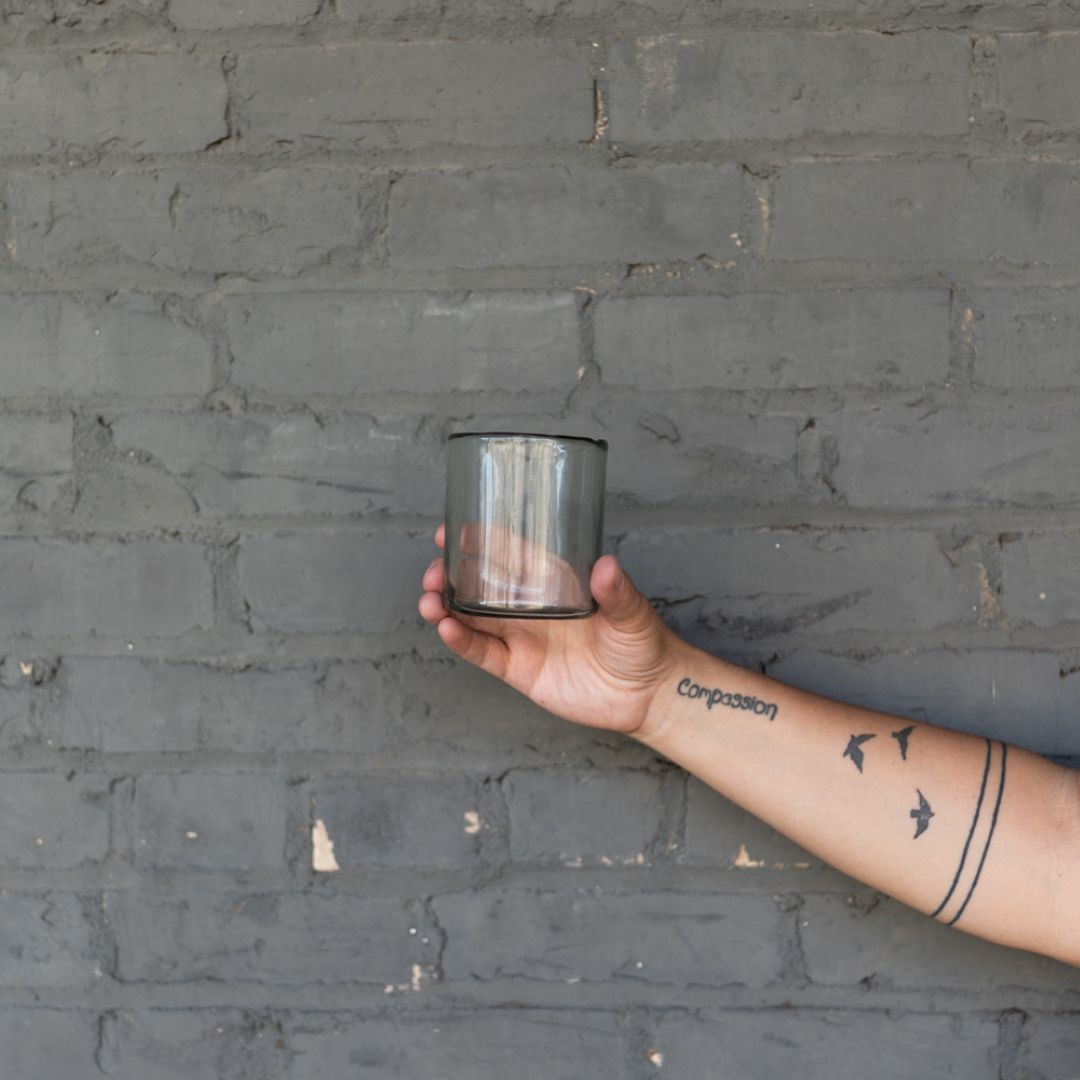Recycled Glass Highball Tumbler - Glassware & Mugs - Hello Norden