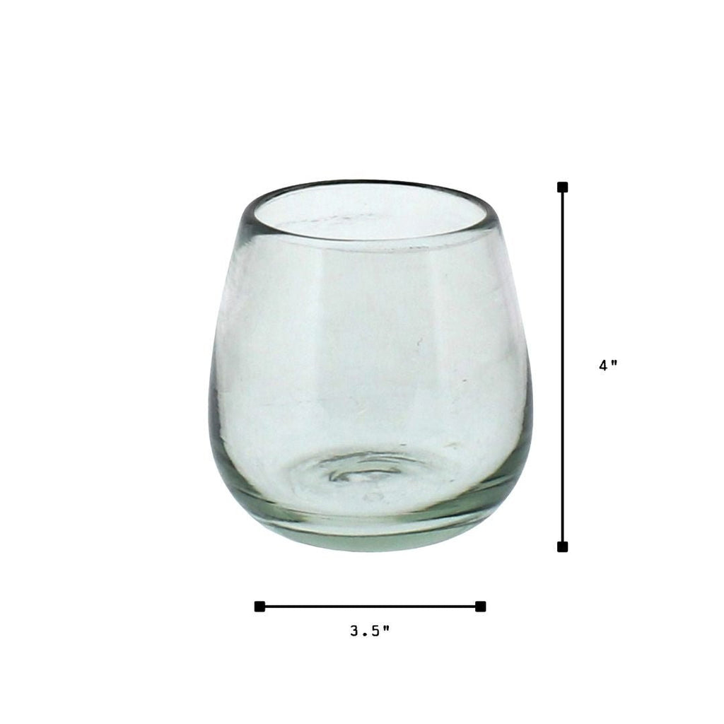 Recycled Stemless Wine Glass - Glassware & Mugs - Hello Norden
