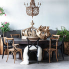 Nollie Industrial Metal Dining Table - Vintage Furniture - Hello Norden