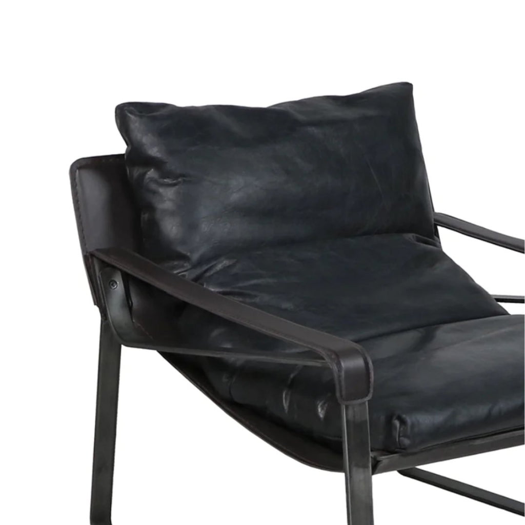Tobias Modern Leather Lounge Chair - Arm Chairs, Recliners & Sleeper Chairs - Hello Norden